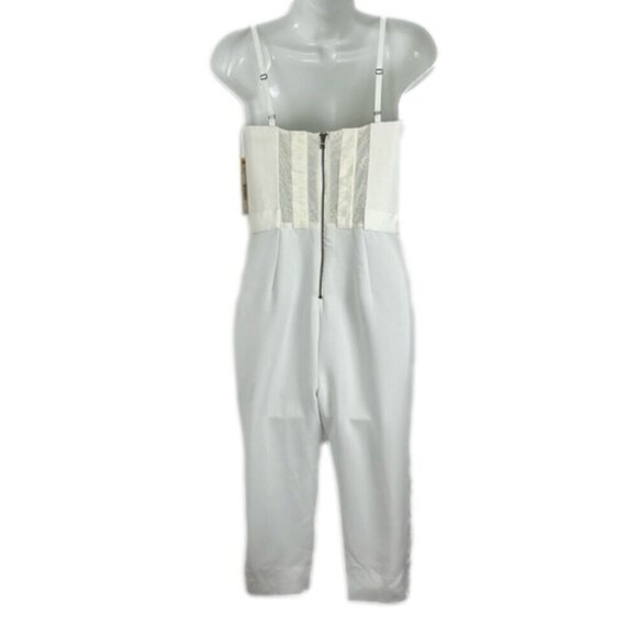 Alice + Olivia NWT Sleeveless Pleated Crepe Jumpsuit - Picture 9 of 14